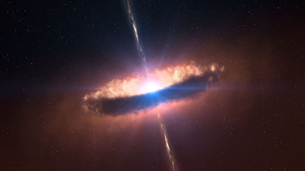 Kosmische Jets als gigantisches Feuerwerk junger Sterne