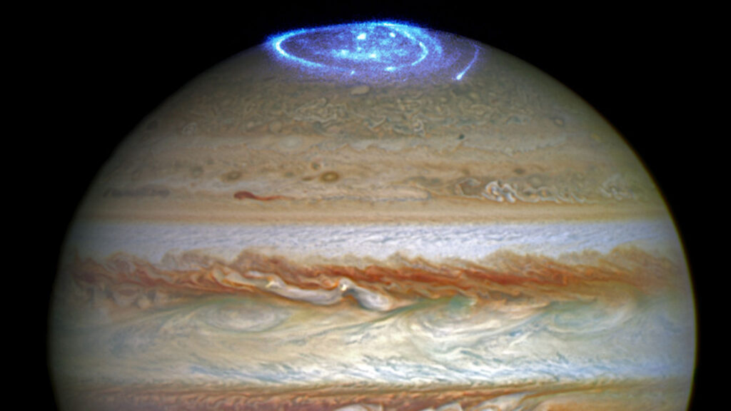 Polarlichter in der Jupiter-Atmosphäre