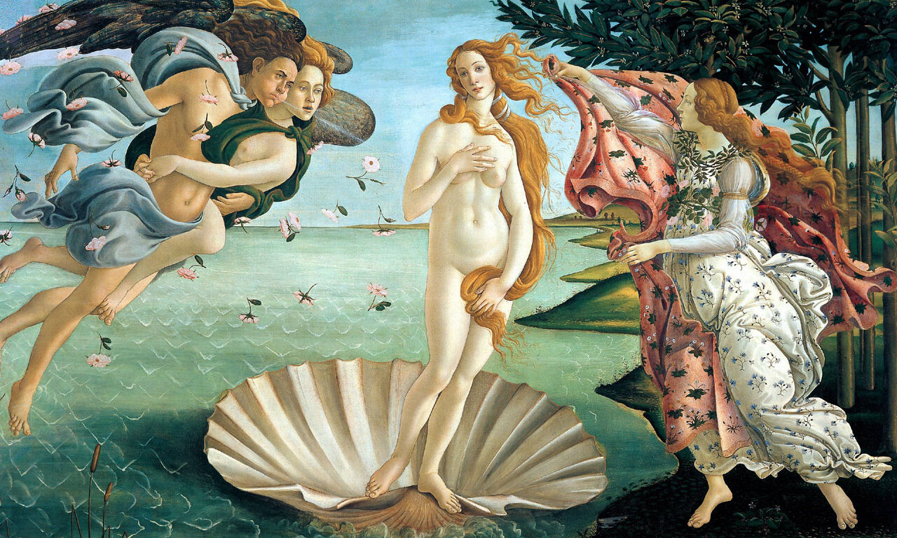 Sandro Botticellis Gemälde „Geburt der Venus“