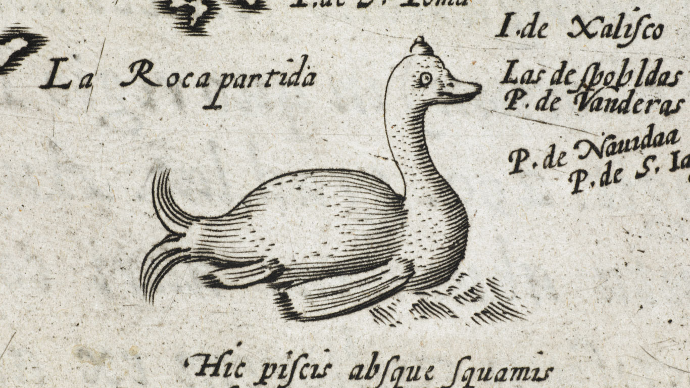 Fisch in Gestalt einer Gans