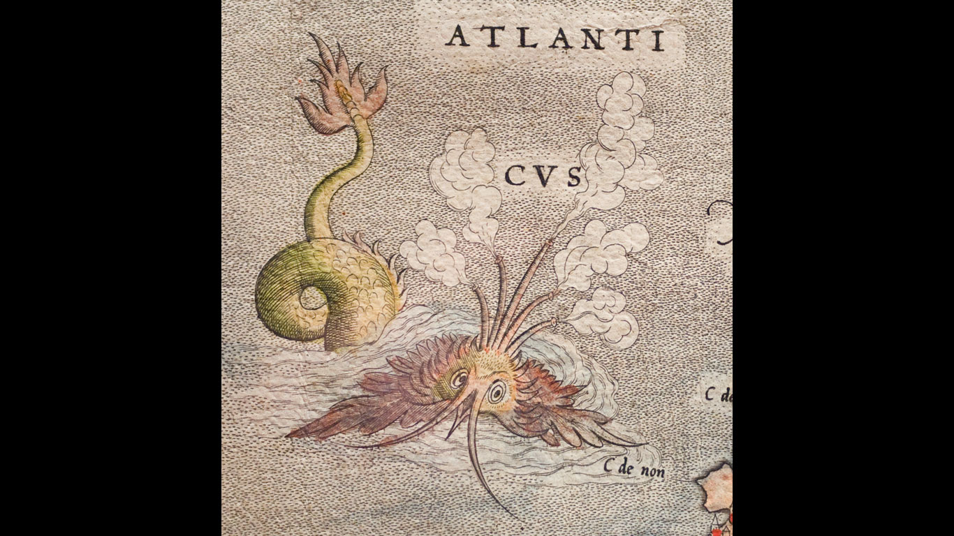 Monster mit Elefantenrüssel und Drachenschwanz