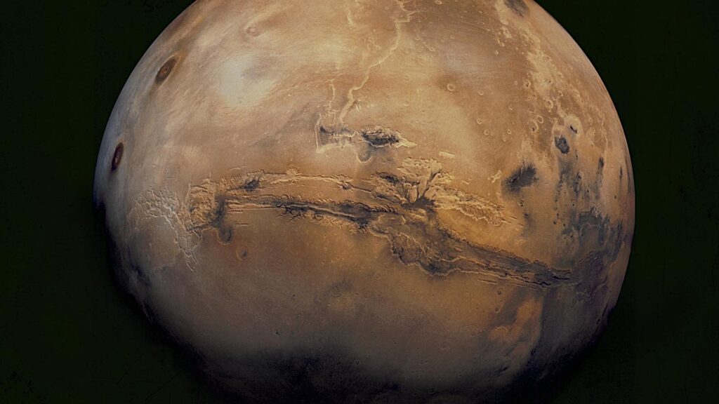 Februar am Nachthimmel - die große Mars-Show