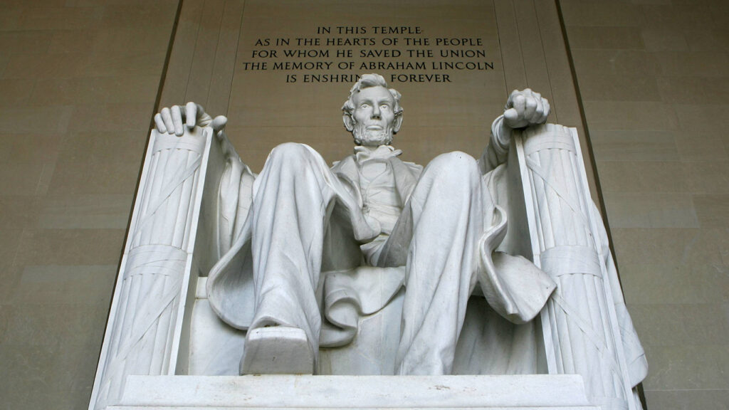 Warum ruht Abraham Lincoln unter zwei Tonnen Beton?