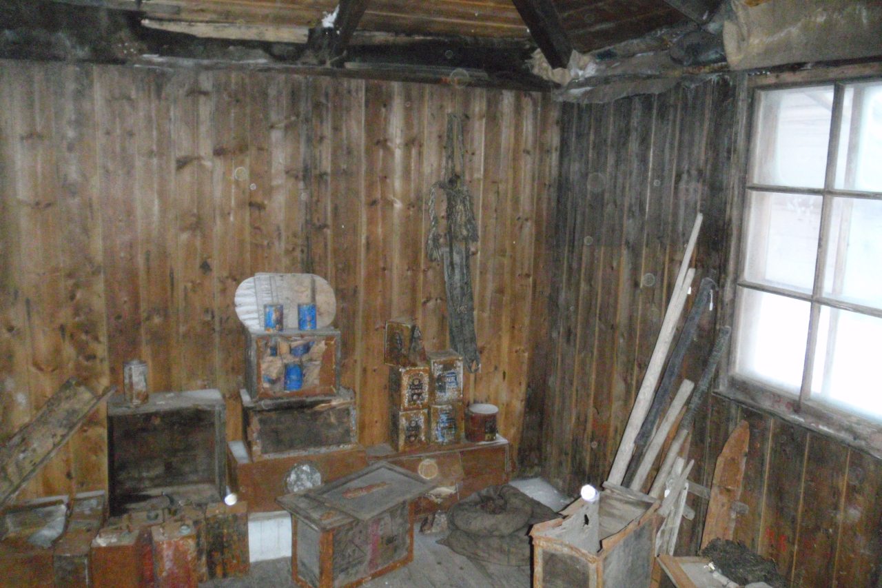 Getrennte Bereiche in der Hütte