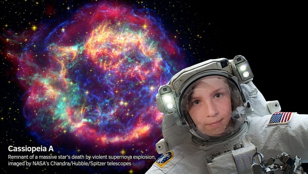 Einmal selbst Astronaut sein: NASA-Selfies
