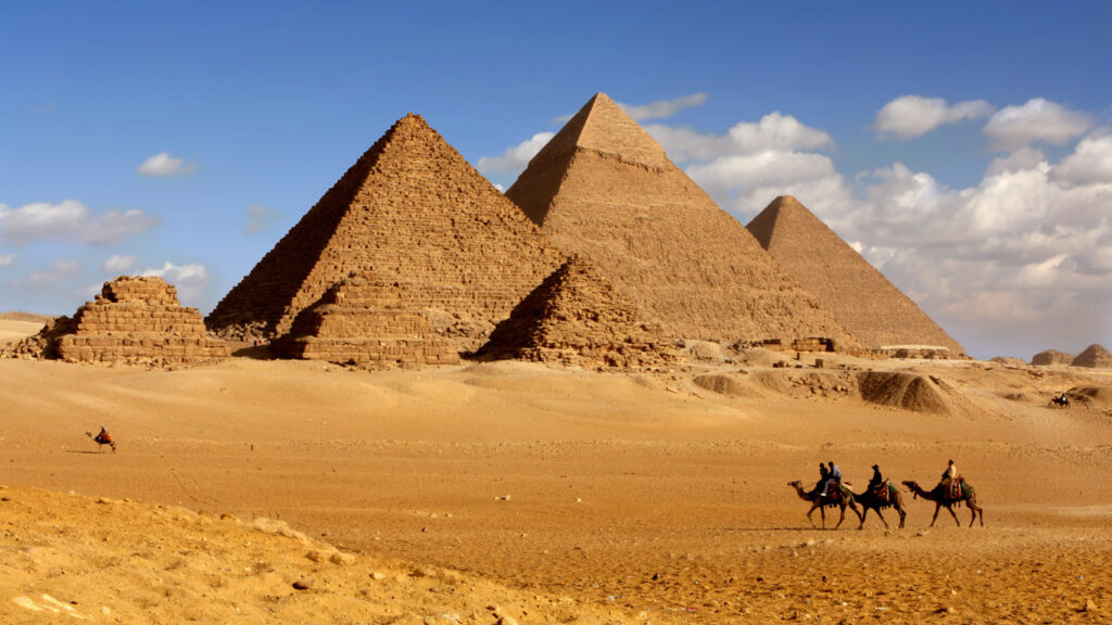 Ein Weltwunder: die Pyramiden von Gizeh