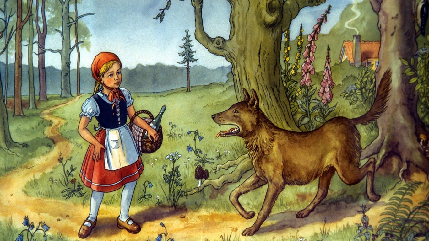 Rotkäppchen und der böse Wolf