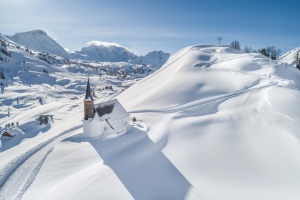 Schneereichstes Skigebiet Europas: Zehn Meter dicke Schneedecke