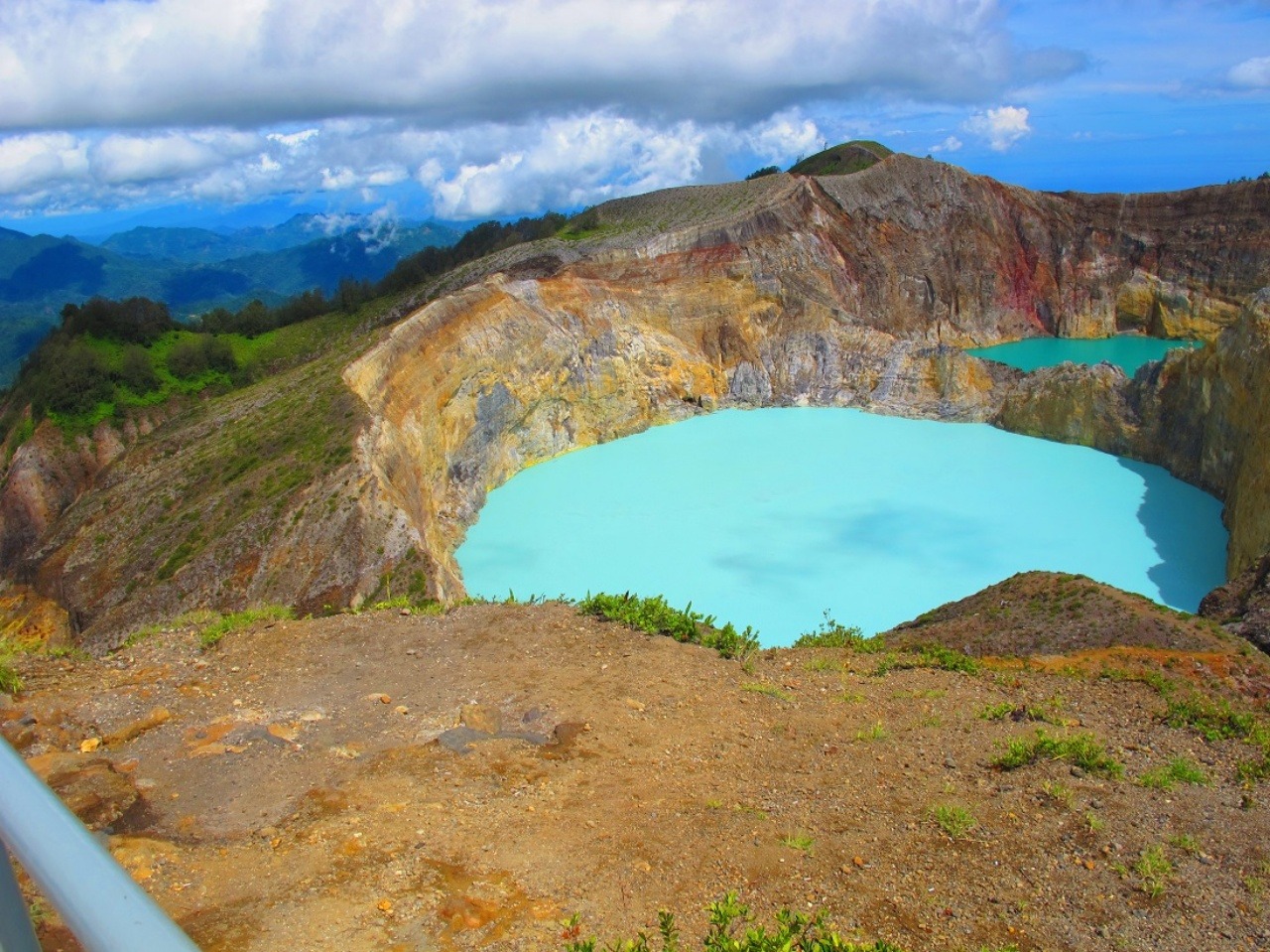 Indonesien Kelimutu National Park Vulkankrater, die