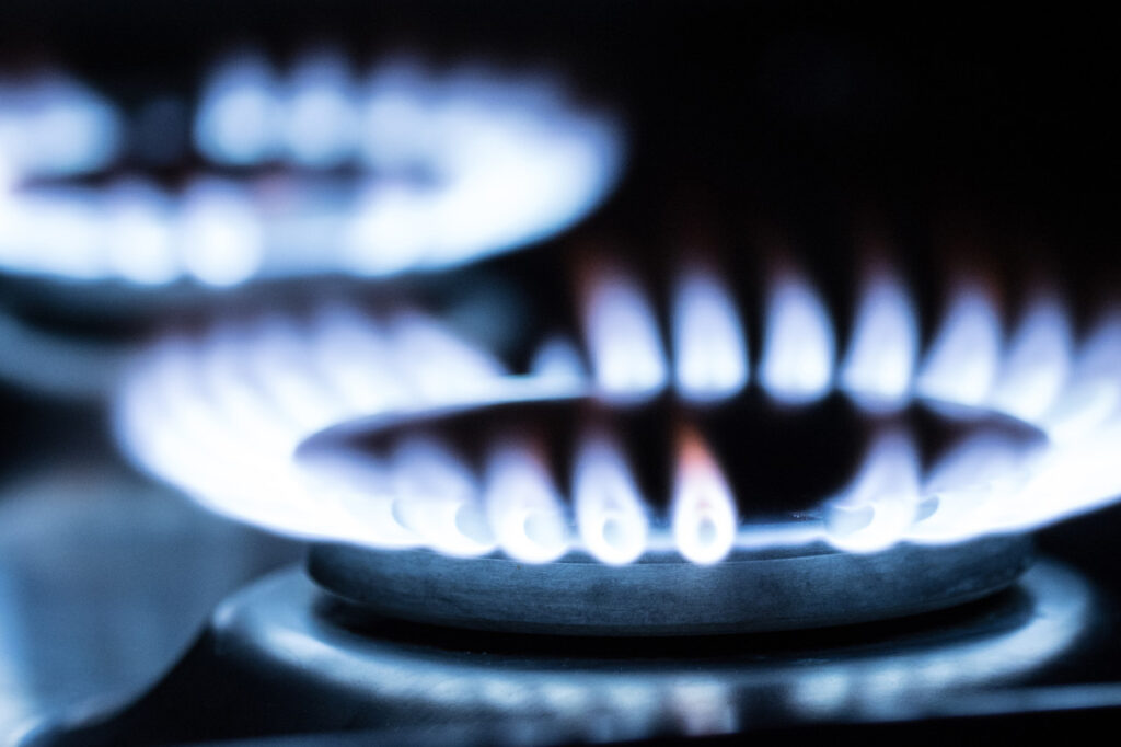 Frühwarnstufe des Erdgas-Notfallplans: Ein Gasherd