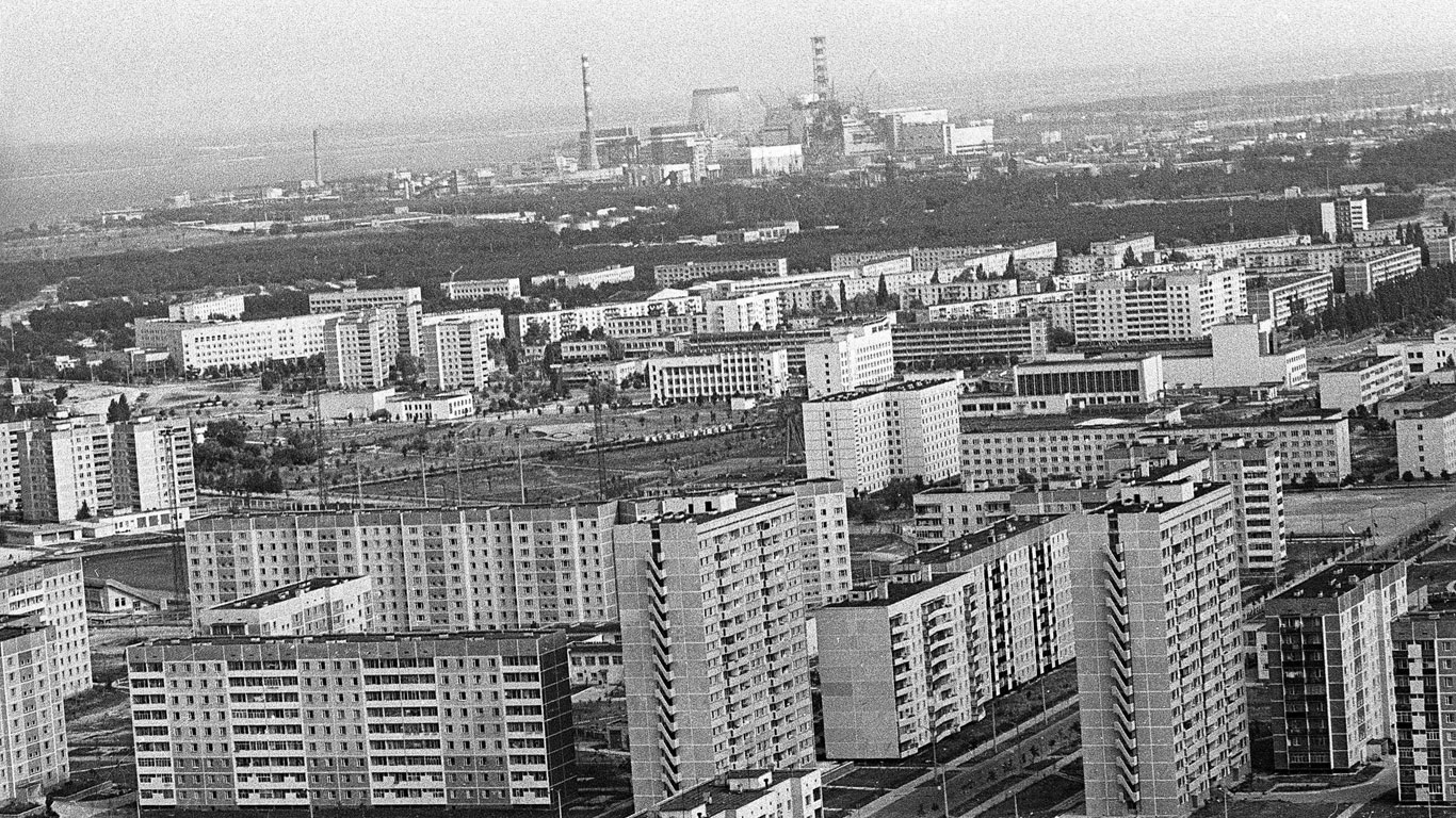 Die Stadt Prypjat vor der Katastrophe