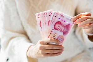 China ist, was die Geldmenge auf den Konten betrifft, ganz vorne mit dabei.