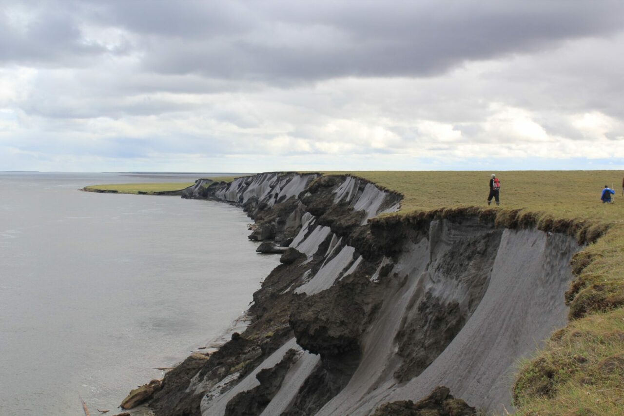 Permafrostböden auf Bol'shoy Lyakhovsky, Neusibirische Inseln