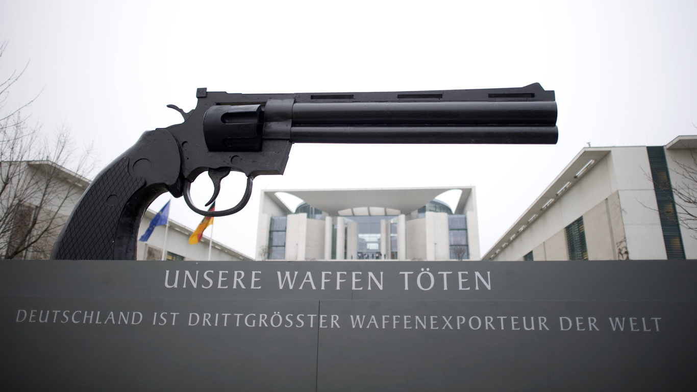 Deutschland gehört zu den fünf führenden Waffenlieferanten