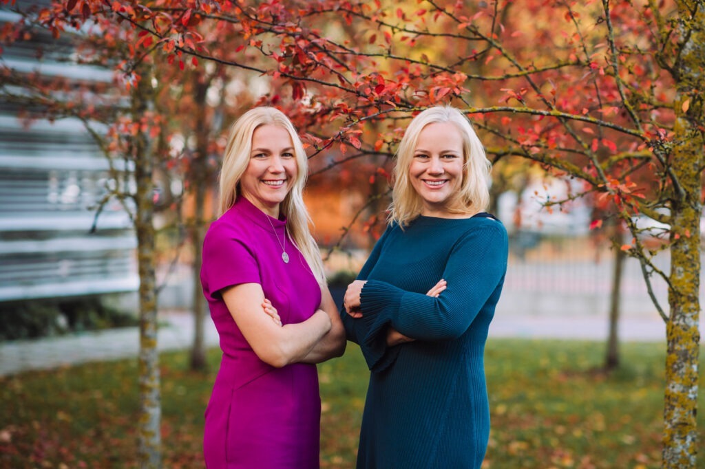 Die Grünfin-Gründerinnen Karin Nemec (links) und Triin Hertmann.