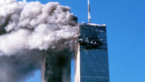 Rauch am World Trade Center