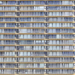 Problemviertel, Ghettos in Deutschland, die Fassade eines Plattenbaus