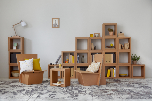 Die Idee für die Möbel aus Pappe von Stange Design wurde bereits 1979 geboren