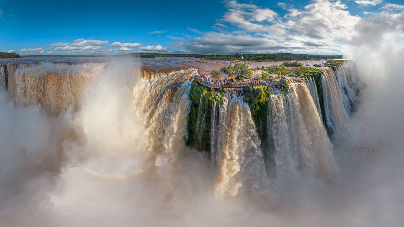 Iguazú-Wasserfälle, Brasilien / Argentinien