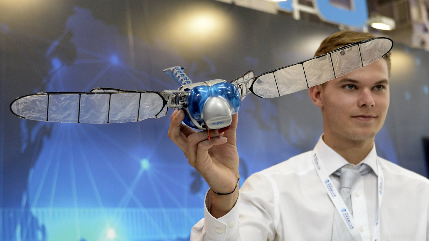 Libellen-Roboter (BionicOpter)
