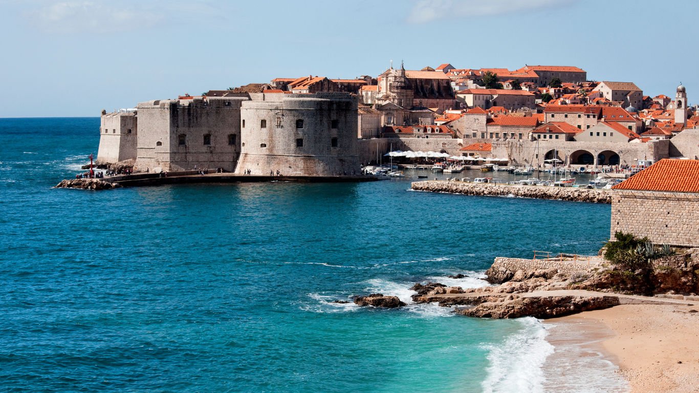 Die historische Altstadt von Dubrovnik in Kroatien