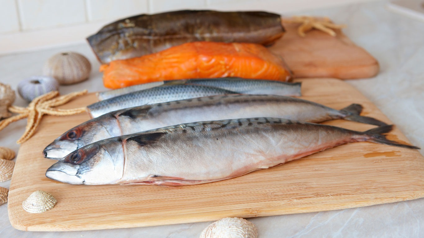 Makrele, Hering und Wildlachs