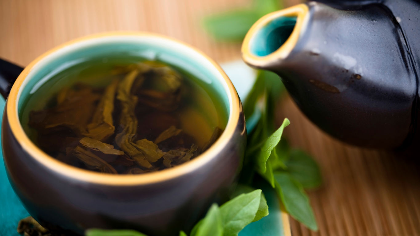 Tipp 2: Grünen Tee trinken