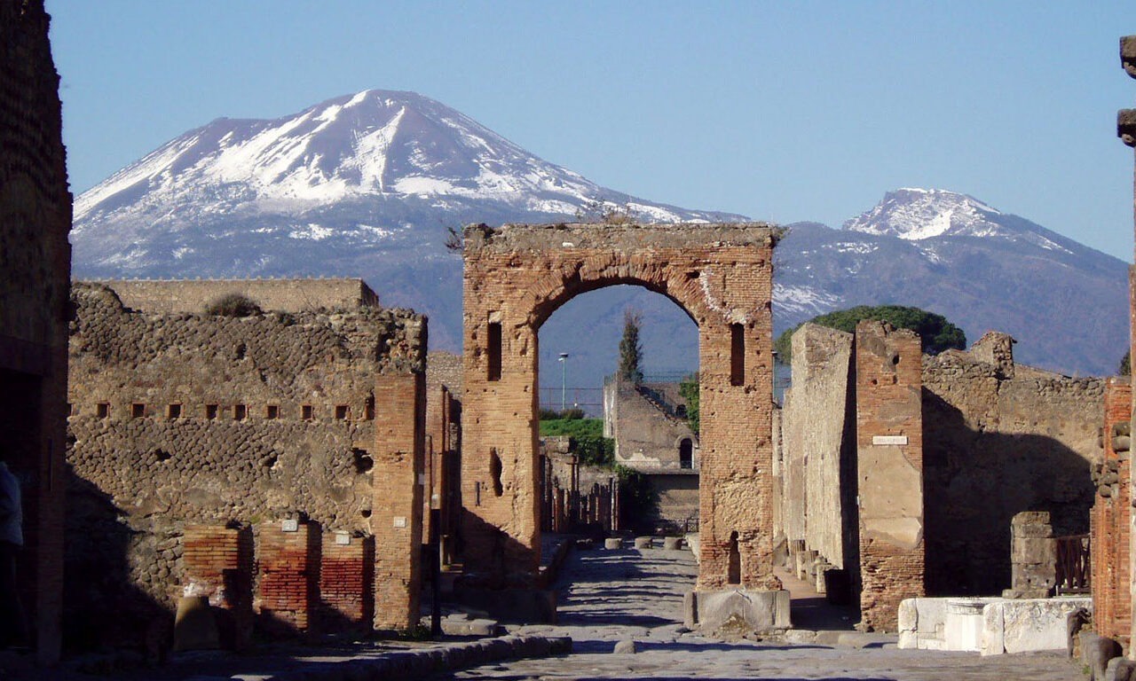 Pizza in Pompeji