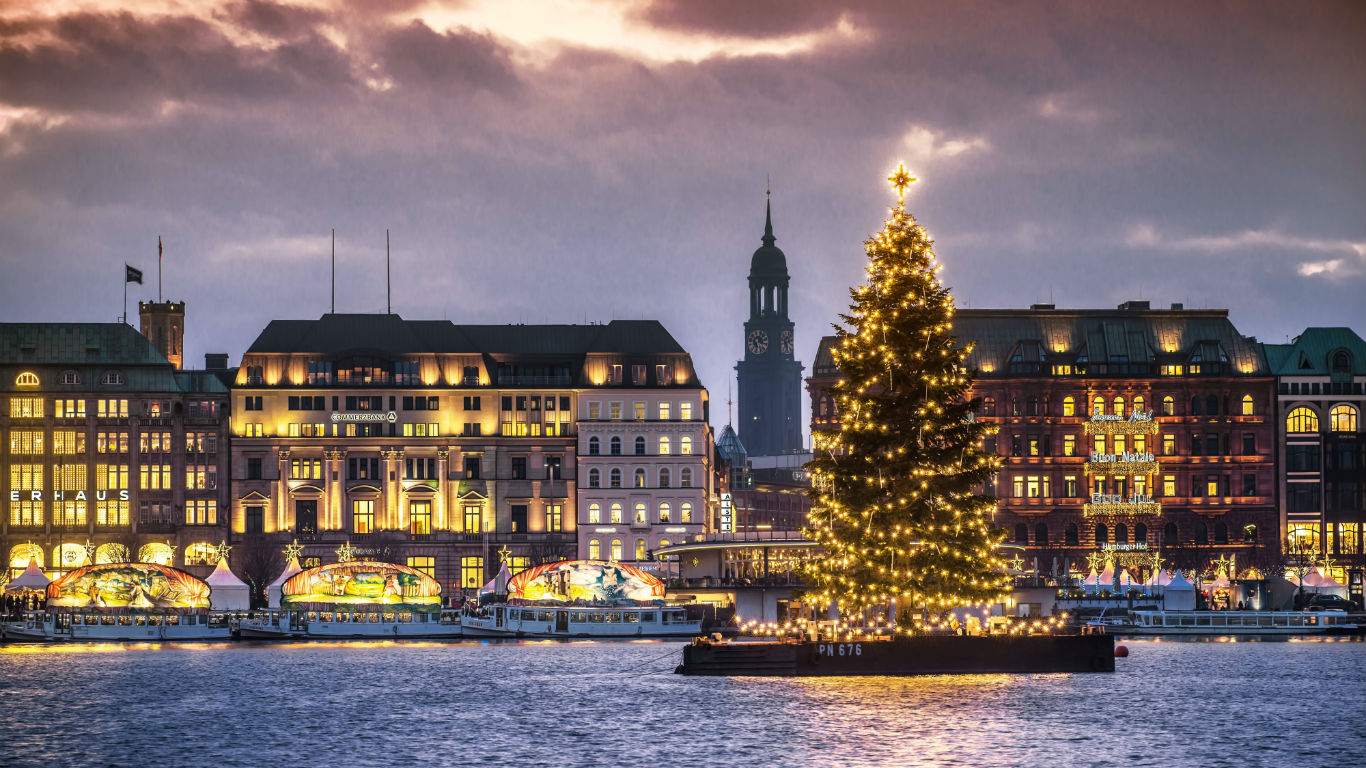 Weihnachten am Wasser