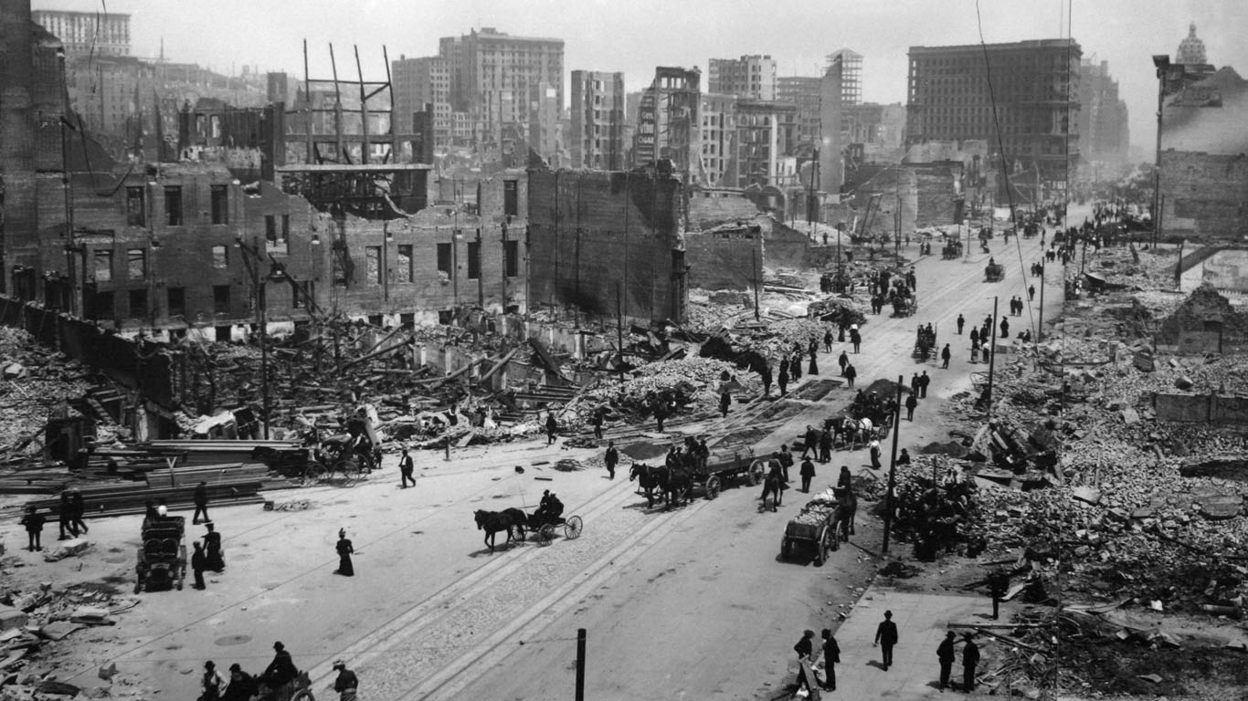 April 1906: Erst das Erdbeben, dann das Feuer – San Francisco