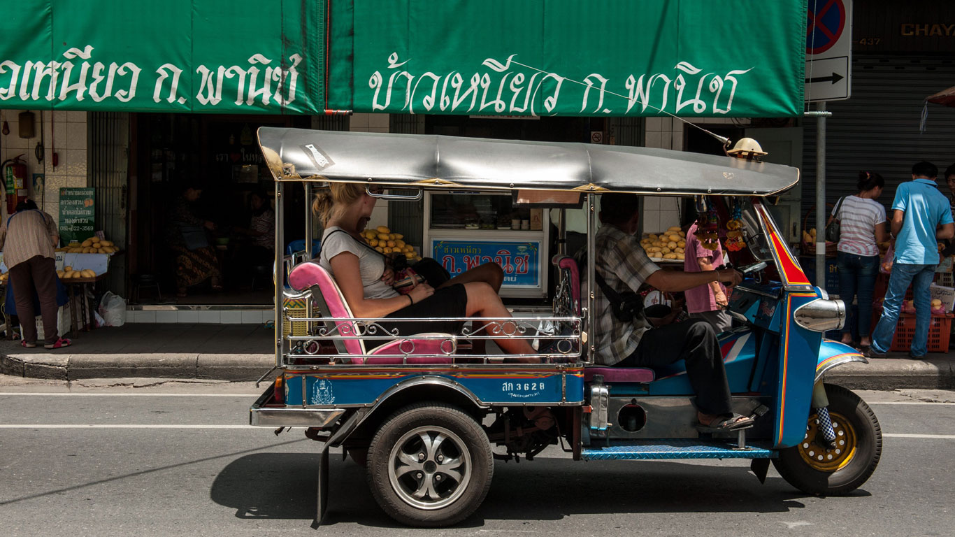 Auf drei Rädern unterwegs: Tuk-Tuk