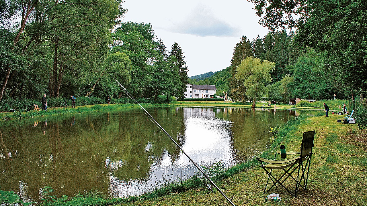An der Forellenzucht