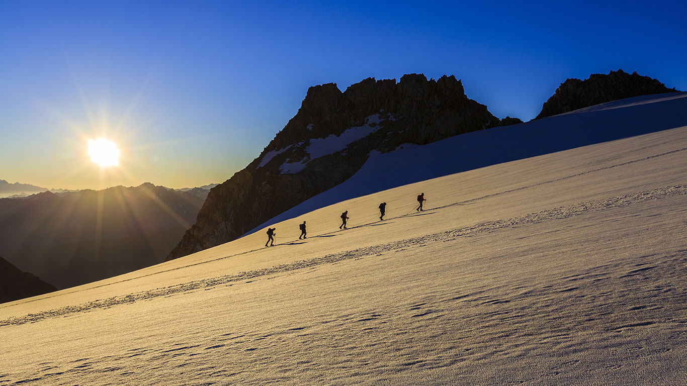 Das größte Skigebiet der Schweiz und Liebling der Tourengeher: Les 4 Vallées 
