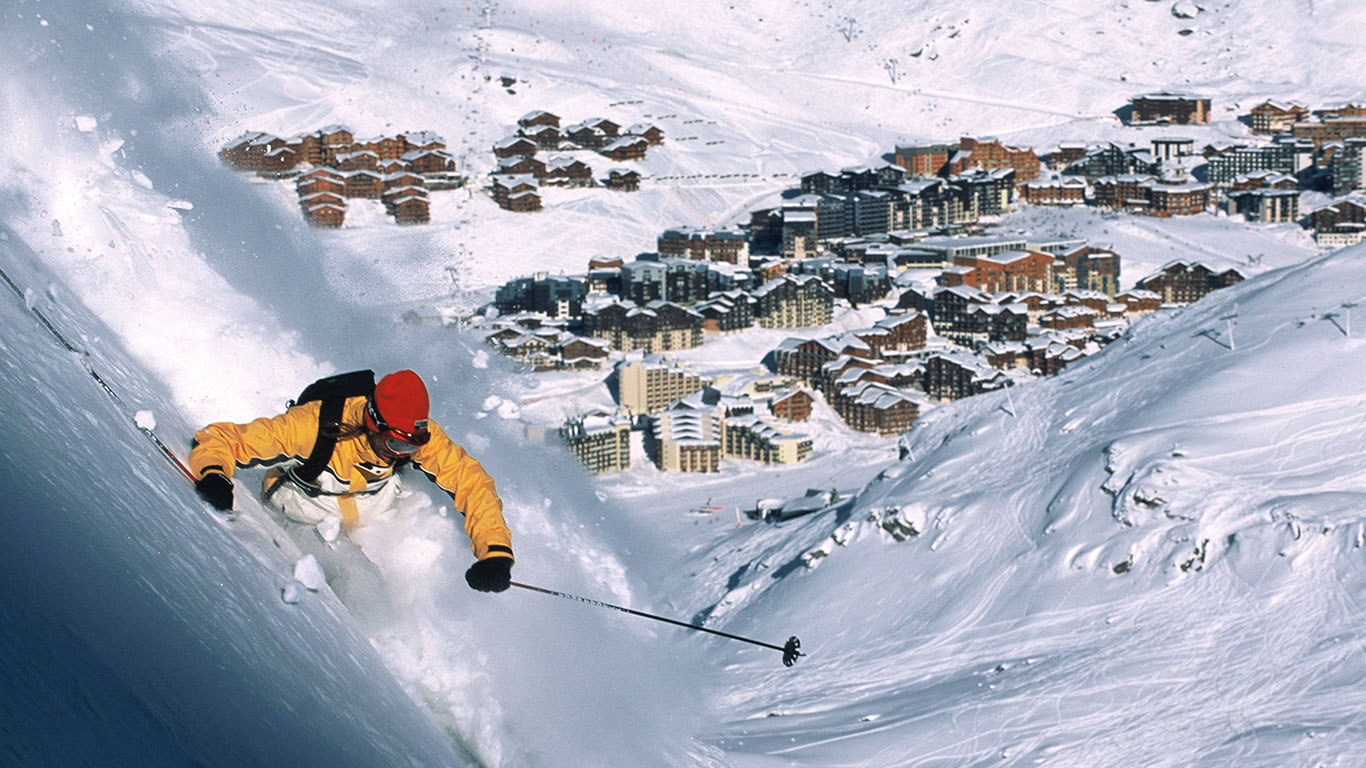 Das größte zusammenhängende Skigebiet der Welt: Les Trois Vallées 