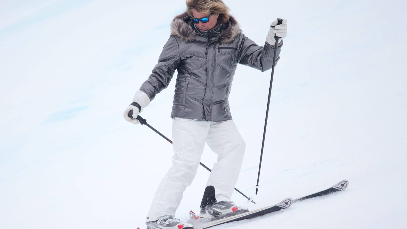 Der Retro-Skifahrer