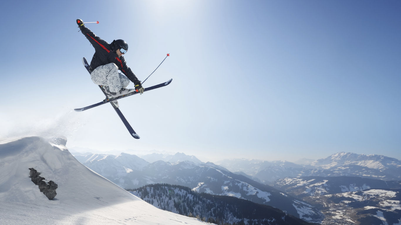 Der Snowpark-Akrobat