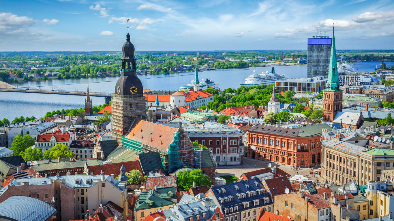 Die Unabhängigkeit in Riga feiern
