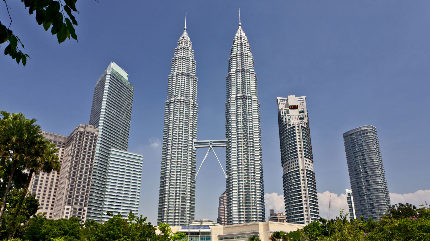 Die Zwillingstürme von Kuala Lumpur