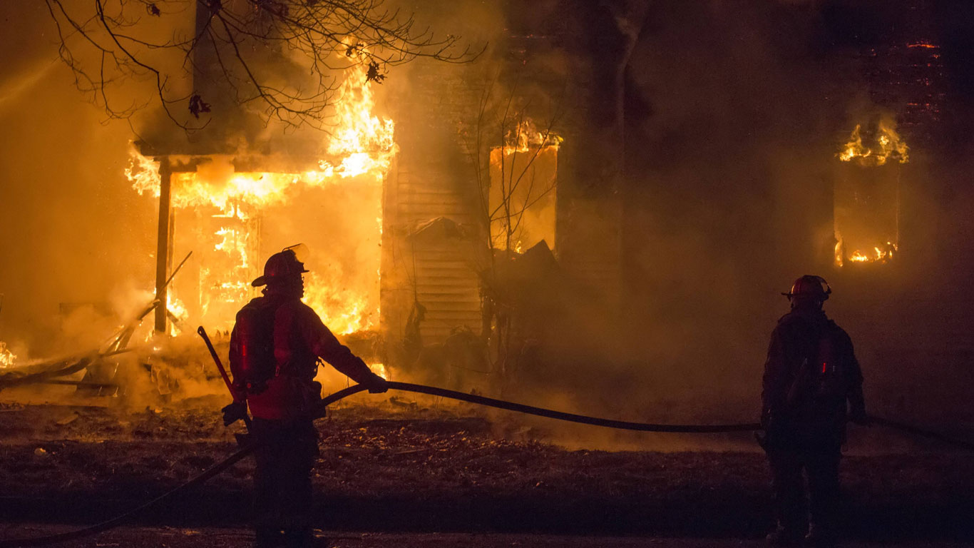Feuer unter Kontrolle bringen