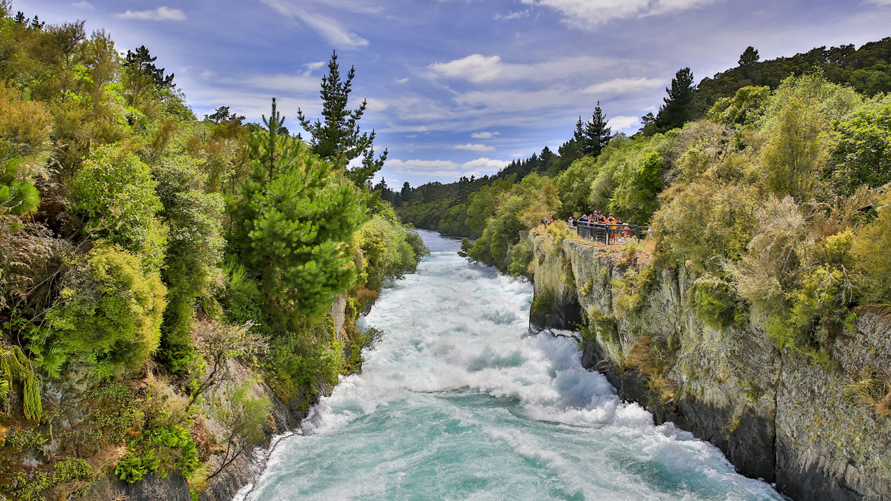 Huka Falls in Neuseeland
