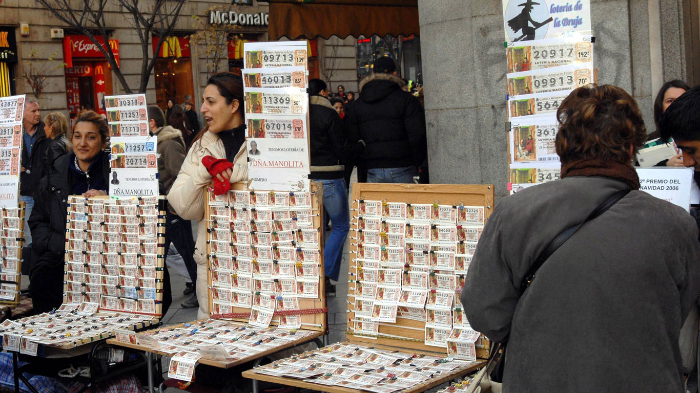 In Spanien läutet die Weihnachtslotterie das Fest ein