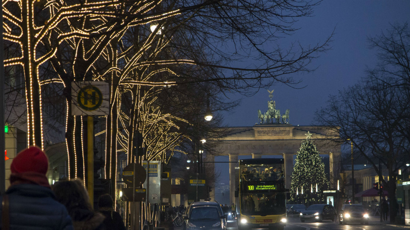 Leuchtende Linden in Berlin