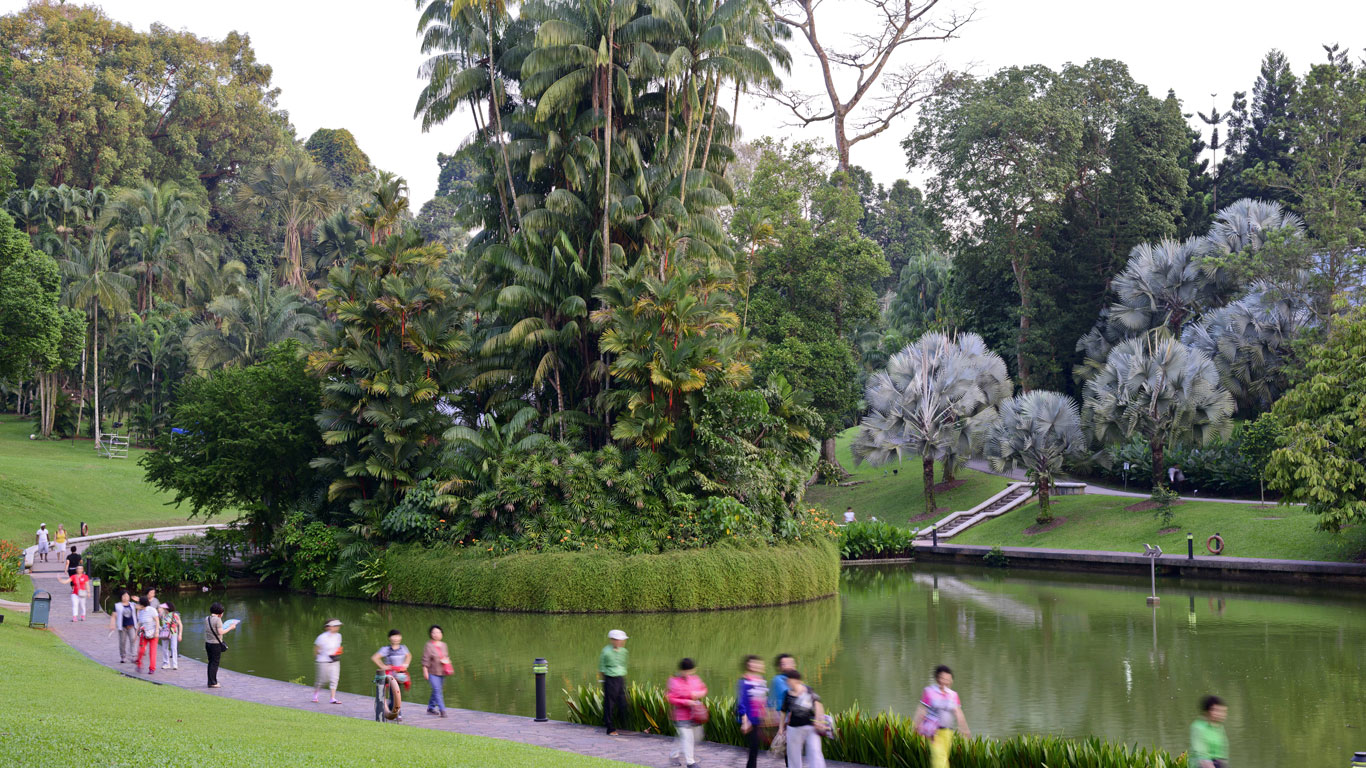 UNESCO-Welterbe: der Botanische Garten