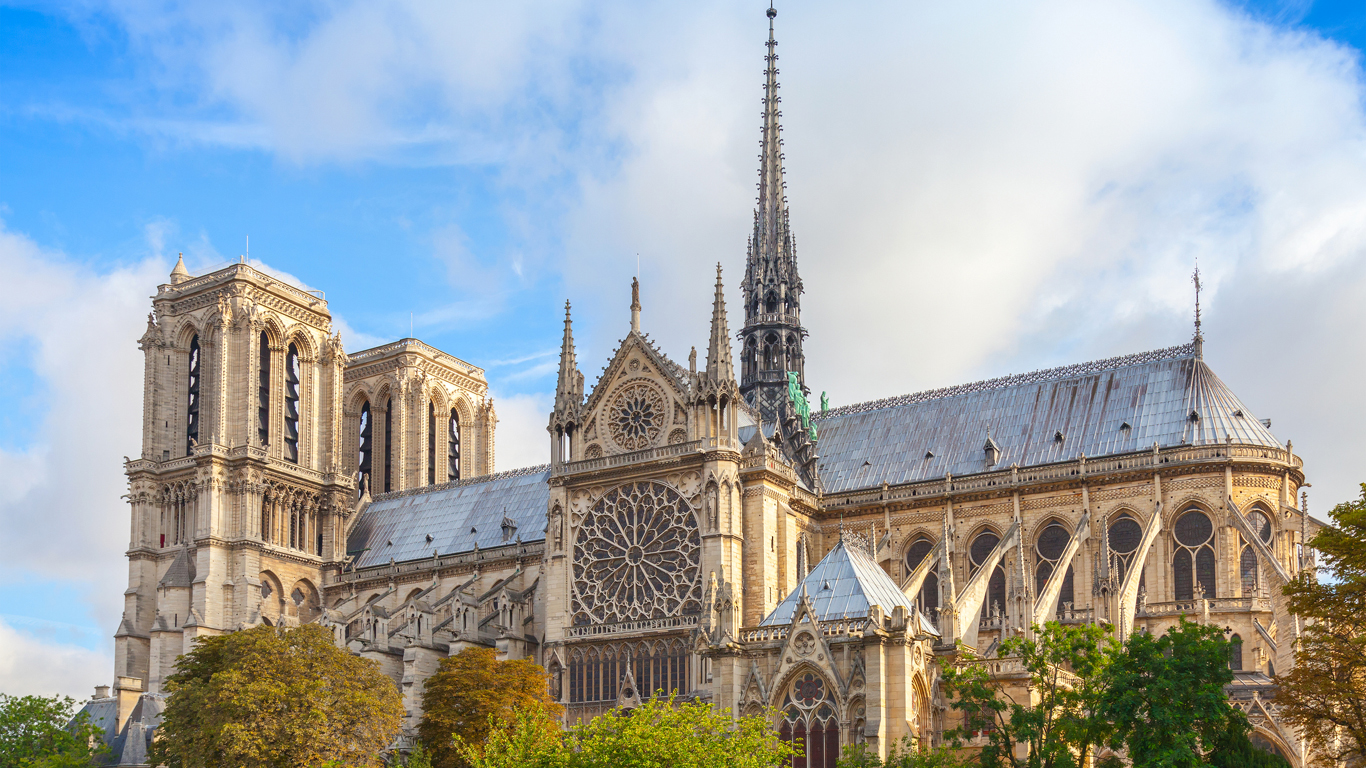 Eine Kathedrale mitten in Paris