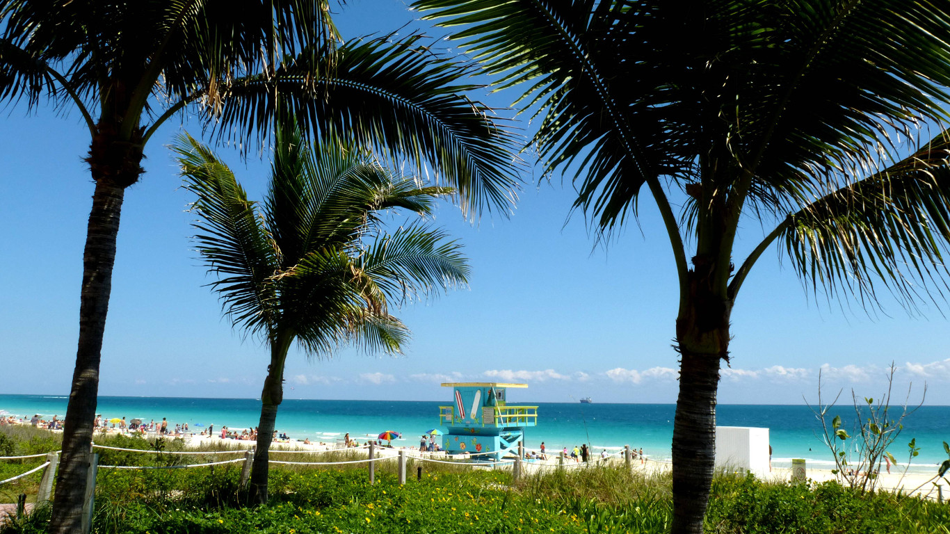 Platz 4: Der Staat mit Sonnenschein-Garantie – Florida 