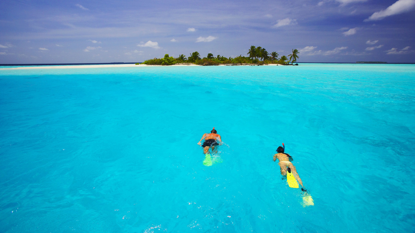 Platz 7: Nicht nur für Hochzeitsreisende – Malediven