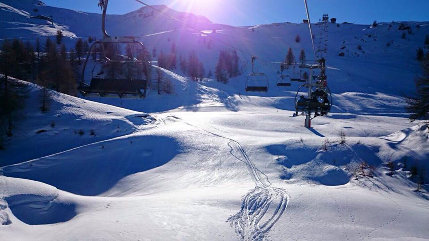 Skifahren auf der Milchstraße: Via Lattea