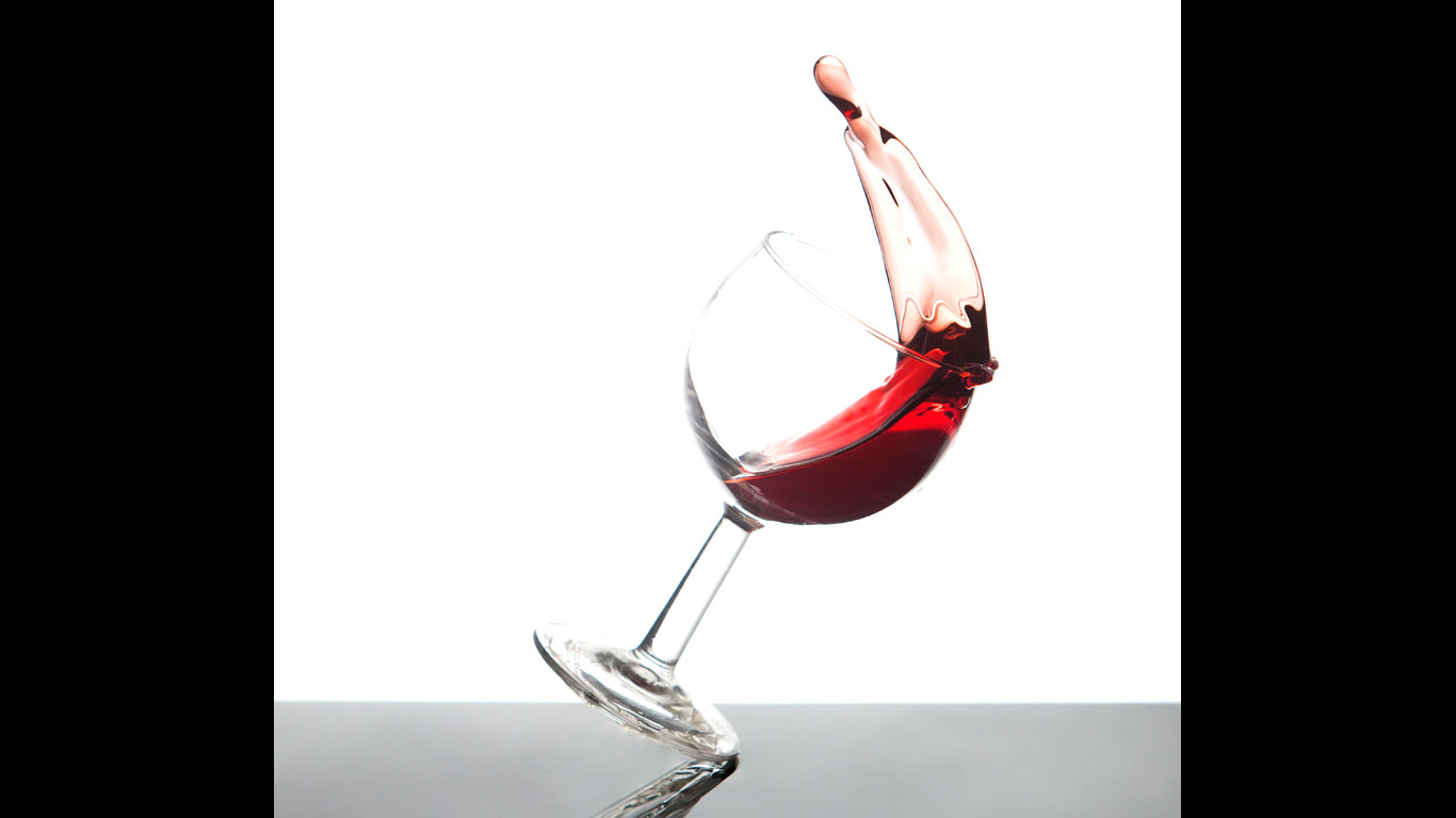 Trick 1: Rotwein entfernen