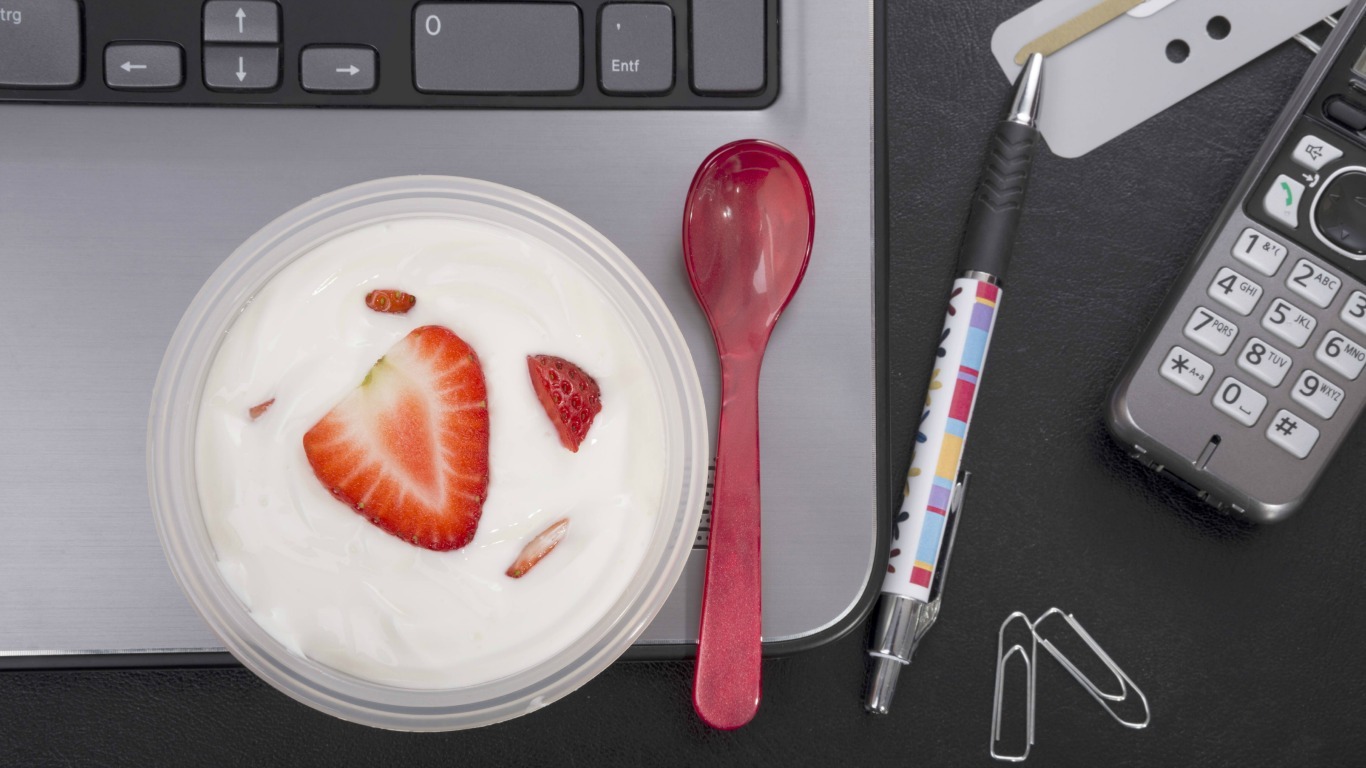 Joghurt mit Fruchtmark