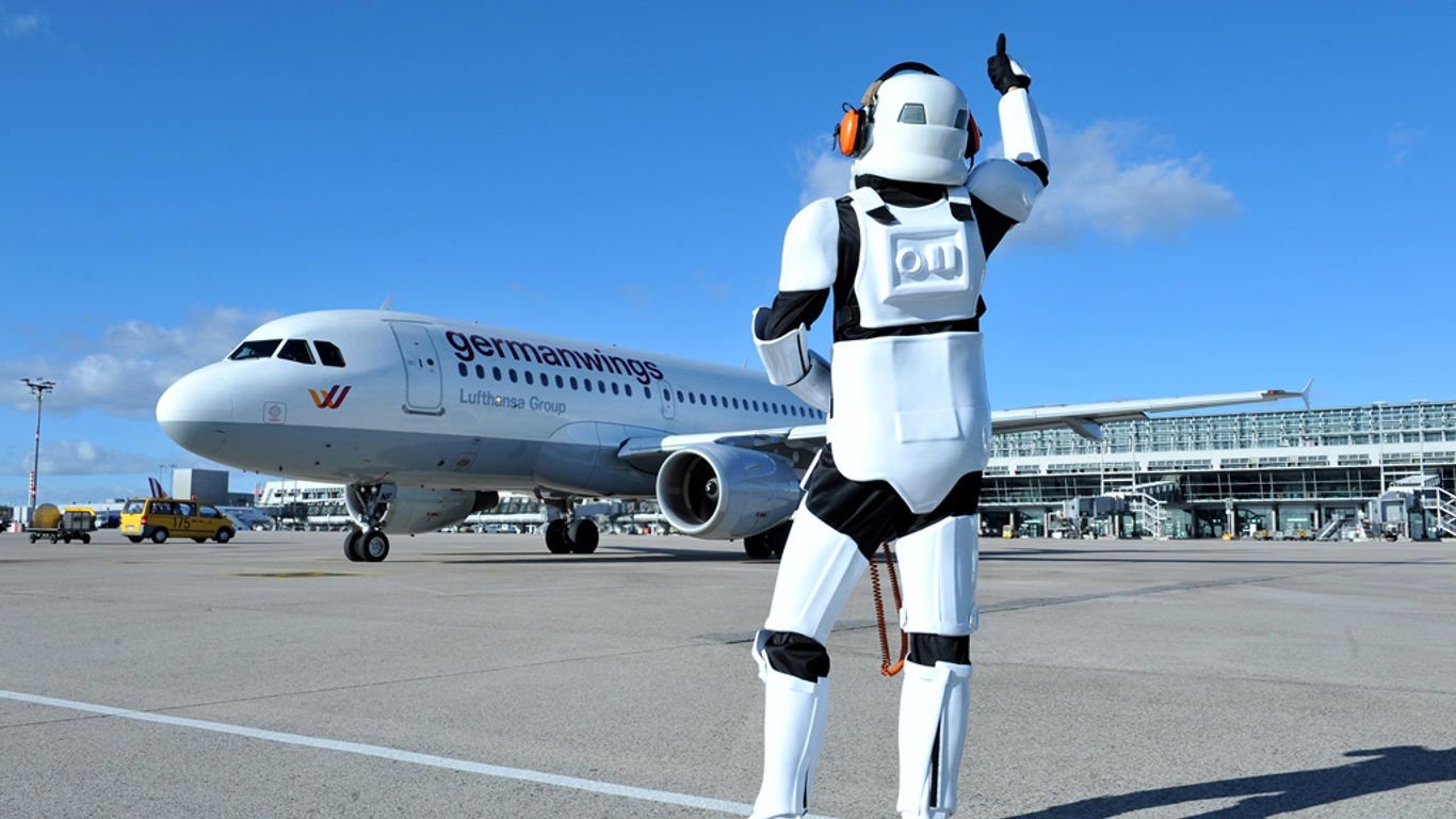 Weltraum-Saga am Stuttgarter Flughafen